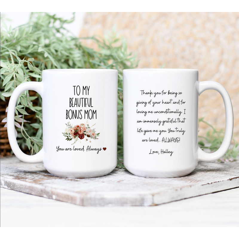 Bonus Mom Mug, Step Mom Gifts, Bonus Mom Gift, Second Mom, Other Mom, Gifts for Bonus Mom.jpg