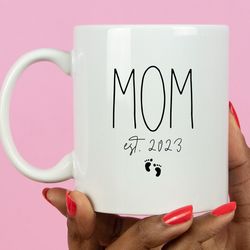 mom est mug, expecting mom gift, new mom gift, first time mo