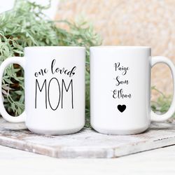 mom mug personalized, mom gift from kids, cute mom mug, moth