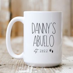 abuelo mug, abuelo gift, new abuelo, first time abuelito