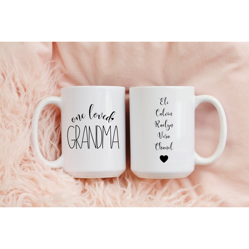 One Loved Grandma Mug, Grandma Gift, Grandma Coffee Mug, Presents for Grandma, Gift from Grandkids.jpg