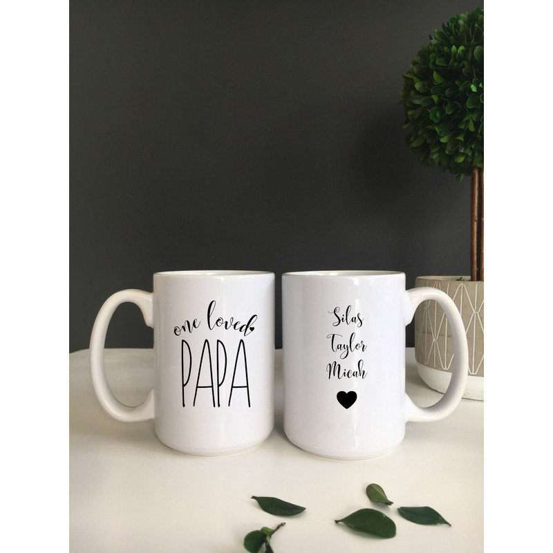 Papa Gifts, Papa Mug, Gifts for Papa, Personalized Papa Gifts from Grandkids, Papa Coffee Mug.jpg
