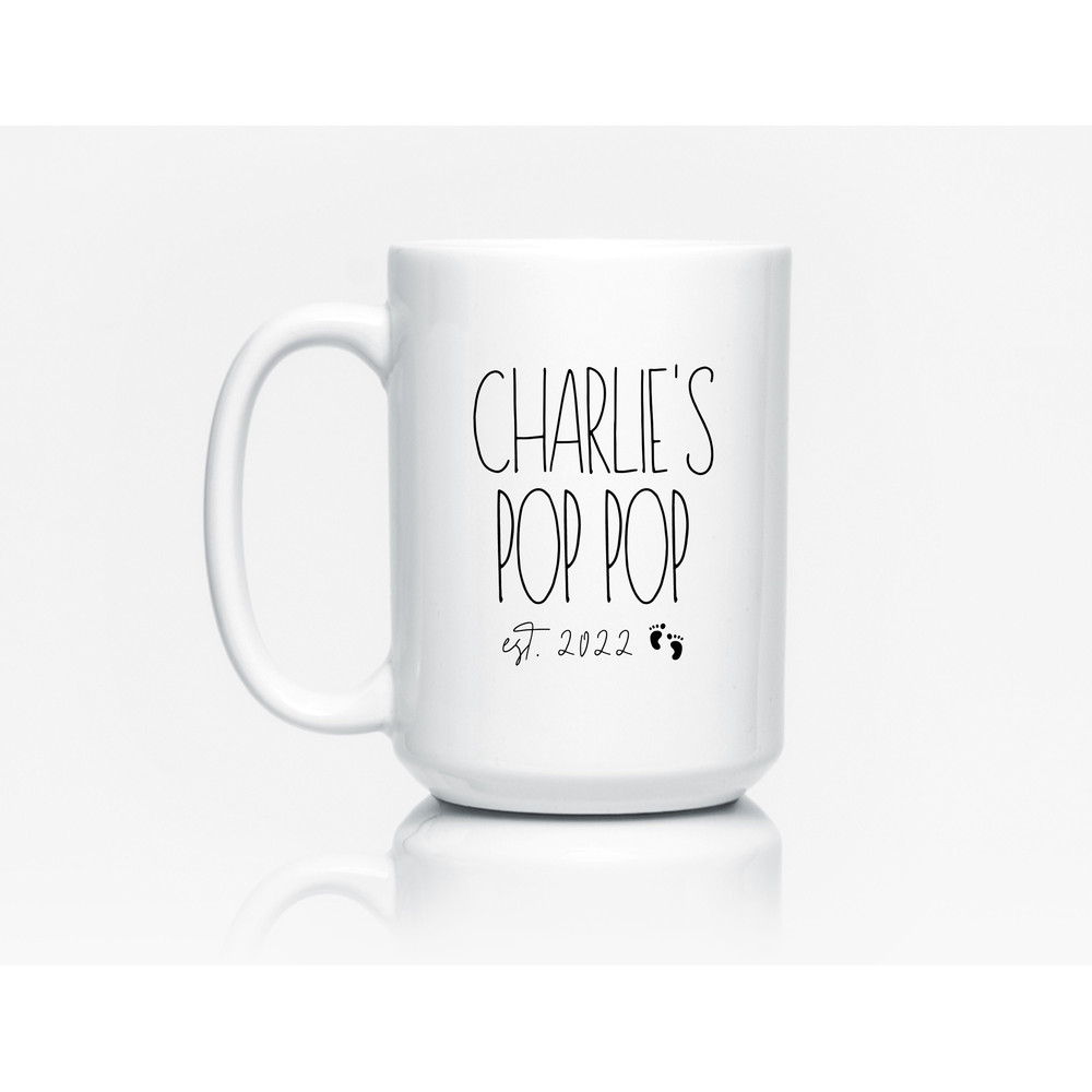 Pop Pop Mug, Pop Pop Gift, Personalized Poppop Gifts, New Grandpa Gift, First Time Grandpa.jpg