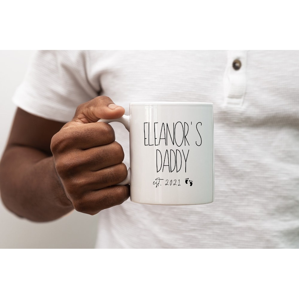 Daddy Est. Mug, Daddy Mug, New Daddy Gift, Gift for New Dad.jpg