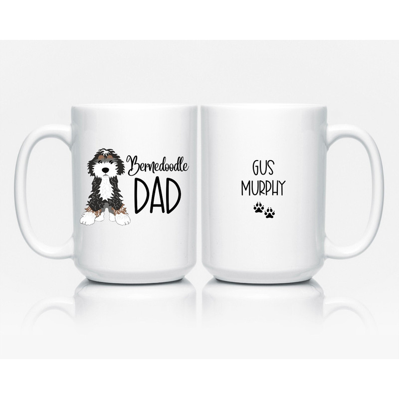 Bernedoodle Dad Mug, Bernedoodle Gifts, Doodle Dad, Berner Dog Cup, Gift for Berne Dad.jpg
