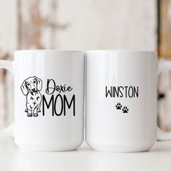 Dachshund Mom Mug, Dachshund Gift, Doxie Mom, Dachshund Coff