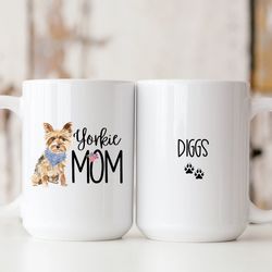 yorkie mom mug, yorkie gifts, yorkshire terrier, yorkie coff