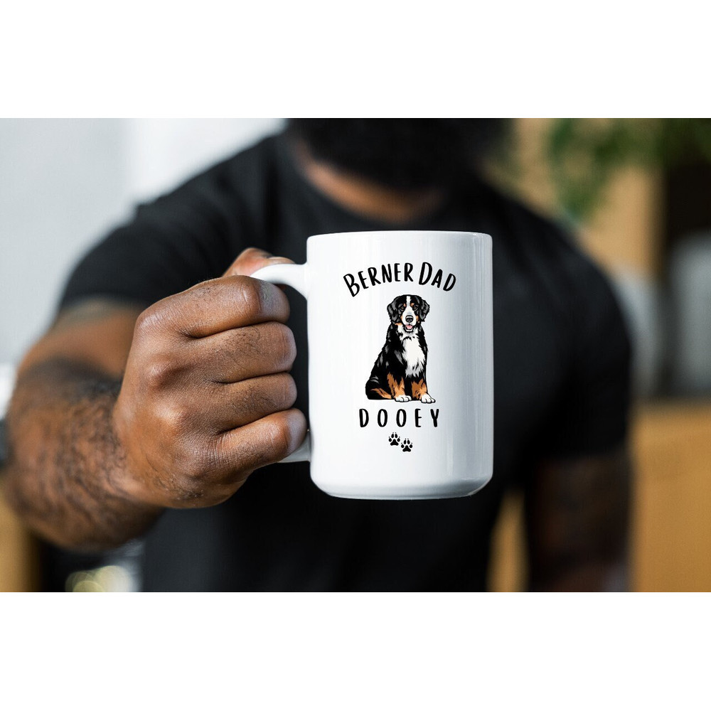 Berner Dad Mug, Bernese Mountain Dog Gift, Gift for Bernese Dad Personalized.jpg