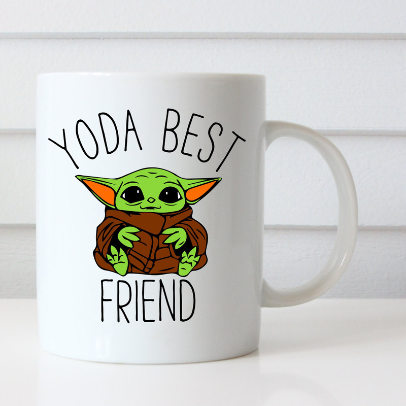 YODA Best Friend Coffee Mug, Funny Coffee Mug for Friend, Cute Coffee Mug for Friend, Yoda Best Cup, Yoda Best Gift for Friend.jpg