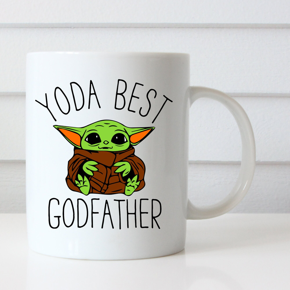YODA Best Godfather Coffee Mug, Funny Coffee Mug for Godfather, Cute Coffee Mug for Godfather, Yoda Best Cup, Yoda Best Gift for Godfather.jpg