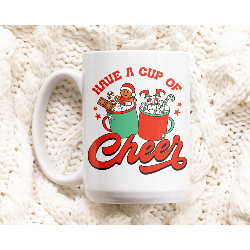 Cute Christmas Mug, Kids Christmas Mug, Hot Chocolate Mug, Christmas Eve Box Filler, Boy Girl Xmas Secret Santa, Festive Ceramic Cup.jpg