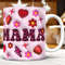3D Inflated Mama Mug Wrap PNG, 3D Mama Valentine Puffy Mug Wrap PNG, Mother's Day, Mama Sublimation, Leopard Mama, Mom Life, Gift For Mom.jpg