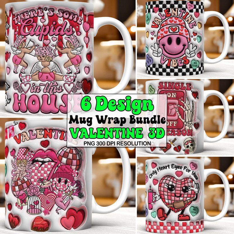 3D Inflated Valentine Bundle Mug Wrap PNG,3D Valentine's Day Puffy Mug Wrap PNG,Smiley Face,Glitter Valentine,Candy Heart Belt Bag Inspired.jpg