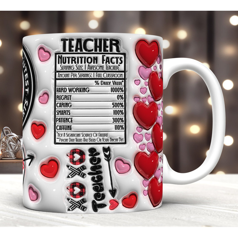 3D Inflated XoXo Teacher Mug Wrap PNG,3D Teacher Valentines Puffy Mug Wrap PNG,Teacher Life,Cool Teacher,Teacher Nutrition Facts,XoXo PNG.jpg