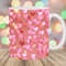 Pink Hearts Mug Wrap, 11oz And 15oz Mug Template, Mug Sublimation Design, Glitter Mug Wrap Template, Instant Digital Download PNG.jpg