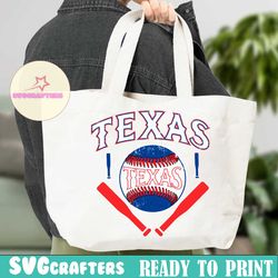 texas baseball vintage texas ranger mlb svg cricut file