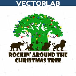 rockin around the christmas tree svg