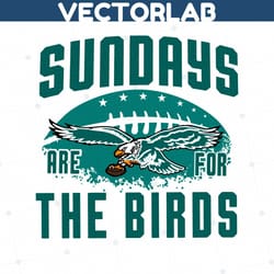 eagles sundays are for the birds svg