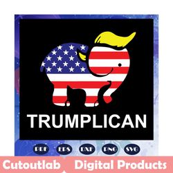 trumplican svg, trump funny svg, donald trump svg, president 2020, president trump svg, american president svg, trending