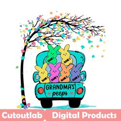 grandma peeps easter svg, easter svg, easter day svg, grandma peeps svg, grandma svg, peeps svg, happy easter day svg, e