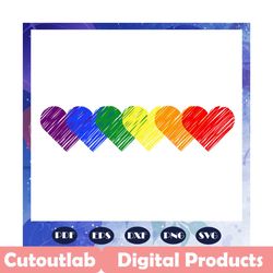 heart lgbt, rainbow heart svg, lgbt svg, lesbian gift, lgbt shirt, lgbt pride, gay pride svg, lesbian gifts, lesbian lov
