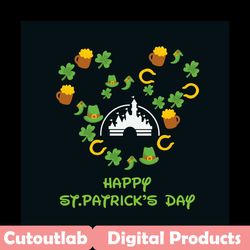 happy st.patricks day disney castle svg,st patrick day svg,st patrick day svg, st patrick day png, st patrick day svg,