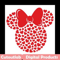 valentine minnie mouse svg, valentine svg, valentine minnie svg, minnie heart svg, minnie mouse svg, valentine mickey sv