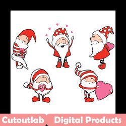 valentine gnome svg bundle, valentine svg, love gnome svg, valentine gnome svg, gnome hugging heart, gnome heart svg, re