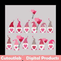 valentine gnome bundle svg, valentine svg, valentine gnome svg, valentine bundle, gnome bundle, gnome xoxo svg, gnome he