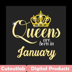 queens are born in january png, birthday png, january birthday, january queen png, born in january, january girl png, bi