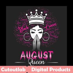 august black queen png, birthday png, august birthday, august queen png, birthday black girl, black girl png, born in au