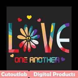 love one another svg, valentine svg, valentine hippie, hippie svg, hippie love svg, hippie flower svg, hippie girl svg,