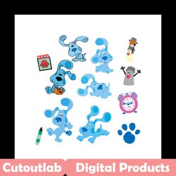 blues clues bundle svg, trending svg, trending now, trending, blues clues svg, blues clues bundle, blues clues dog svg,