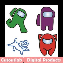 green purple red among us svg, trending svg, among us svg, among us impostor svg, among us gifts svg, among us game svg,