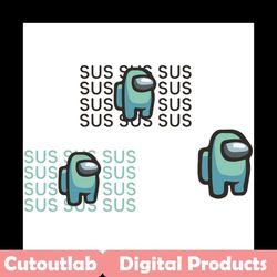 blue among us bundle svg, trending svg, among us svg, among us impostor svg, among us gifts svg, among us game svg, sus