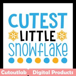 cutest little snowflake svg files for silhouette, files for cricut, svg, dxf, eps, png instant download