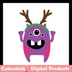 monster cute svg files for silhouette, files for cricut, svg, dxf, eps, png instant download