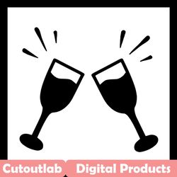 wine svg files for silhouette, files for cricut, svg, dxf, eps, png instant download