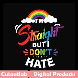 i am straight but i don't hate,straight svg, gay svg, lgbt svg,lgbt shirt, rainbow lgbt svg,lgbt pride,besexual svg,gift