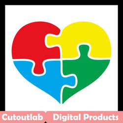 autism svg, puzzle svg, autism clipart, puzzle piece svg, heart svg, awareness svg, ribbon svg eps, png, dxf, pdf svg fo