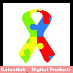 autism svg, puzzle svg, autism clipart, puzzle piece svg, heart svg, awareness svg, ribbon svg, eps, png, dxf, pdf svg f