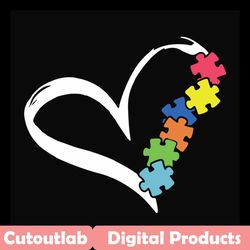 autism awareness svg files for silhouette, files for cricut, svg, dxf, eps, png instant download