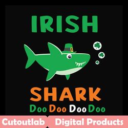 irish shark doo doo doo svg, st patricks day svg, shamrock svg design, lucky shamrock svg, st patricks day svg, four lea
