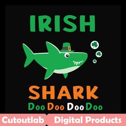 irish shark doo doo doo svg, st patricks day svg, shamrock svg design, lucky shamrock svg, st patricks day svg, four lea