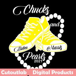 chucks and biden harris pearls 2021 svg, trending svg, chucks svg, pearls svg, chucks and pearls svg, kamala harris vice