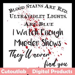 blood stains are red ultraviolet lights are blue svg, trending svg, blood stains are red svg, ultraviolet lights are blu
