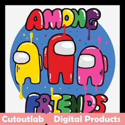 among friends svg, trending svg, among us avg, impostor svg, crewmates svg, game svg, friends svg, among us game svg, am