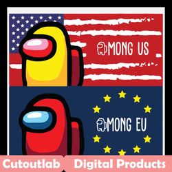 among us among eu svg, trending svg, among us avg, among eu svg, america flag svg, eu flag svg, impostor svg, crewmates