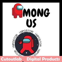 among us impostor svg, trending svg, red impostor svg, among us svg, impostor svg, among us game svg, crewmates svg, spa