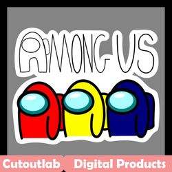 among us svg, trending svg, impostors svg, among us game svg, crewmates svg, red impostor svg, yellow impostor svg, blue
